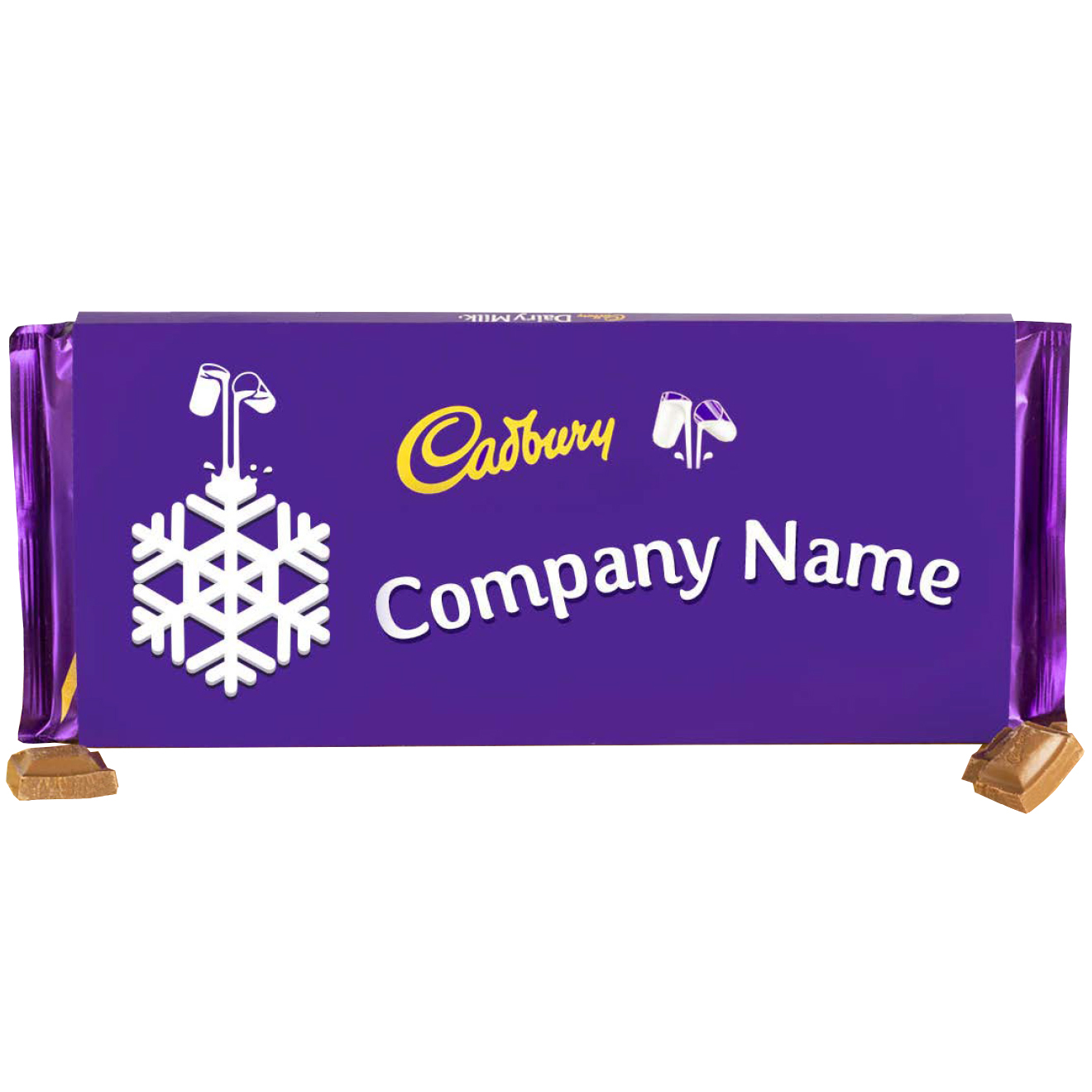 Custom Printed Dairy Milk Bars 360g Branded Chocolate